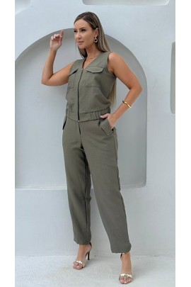 470192 - Conjunto de Alfaiataria Ramany Colete / Calça